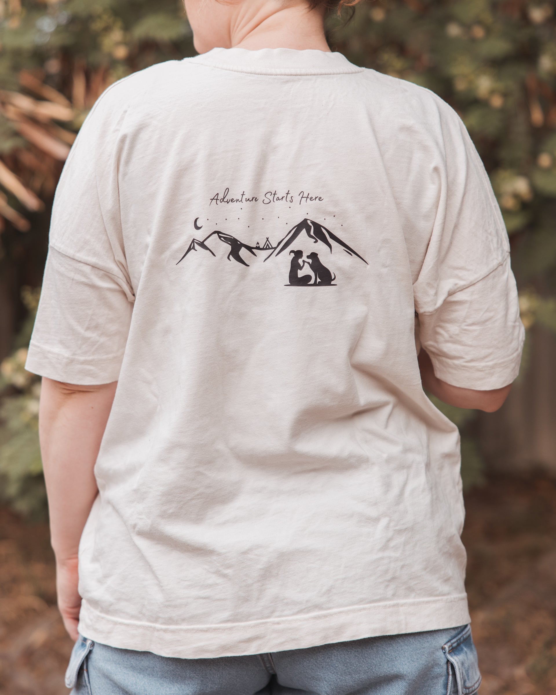 Native T-shirt - Boxy Relaxed Fit - Cream