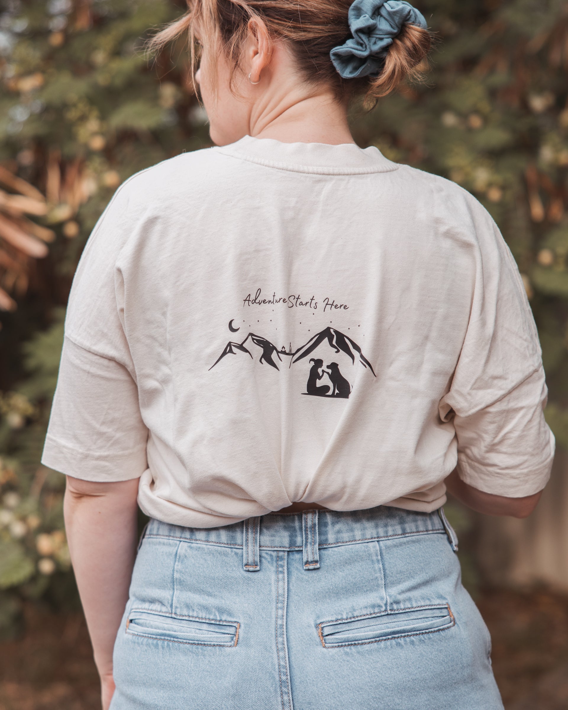 Native T-shirt - Boxy Relaxed Fit - Cream
