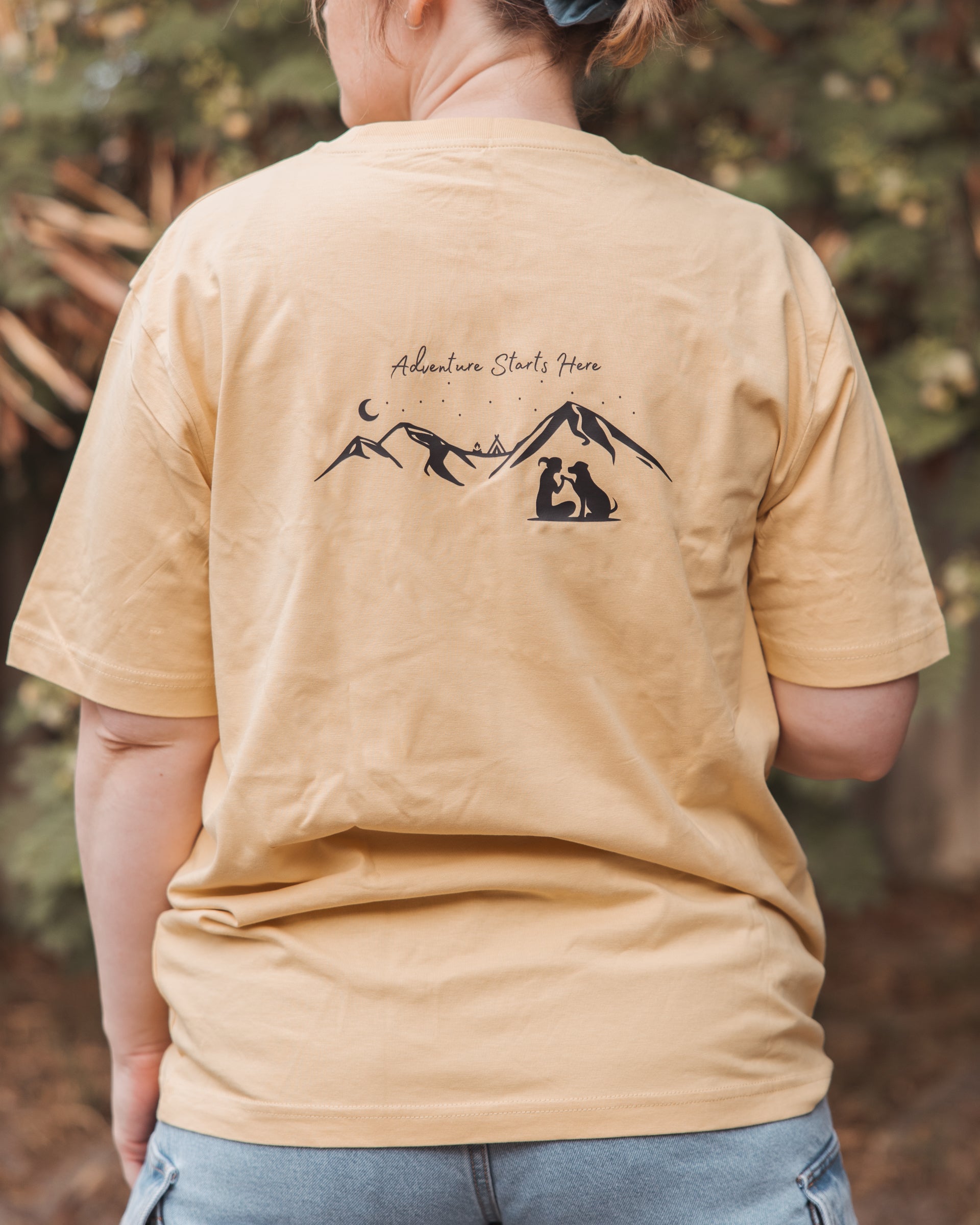Native T-shirt - Relaxed Fit - Mustard