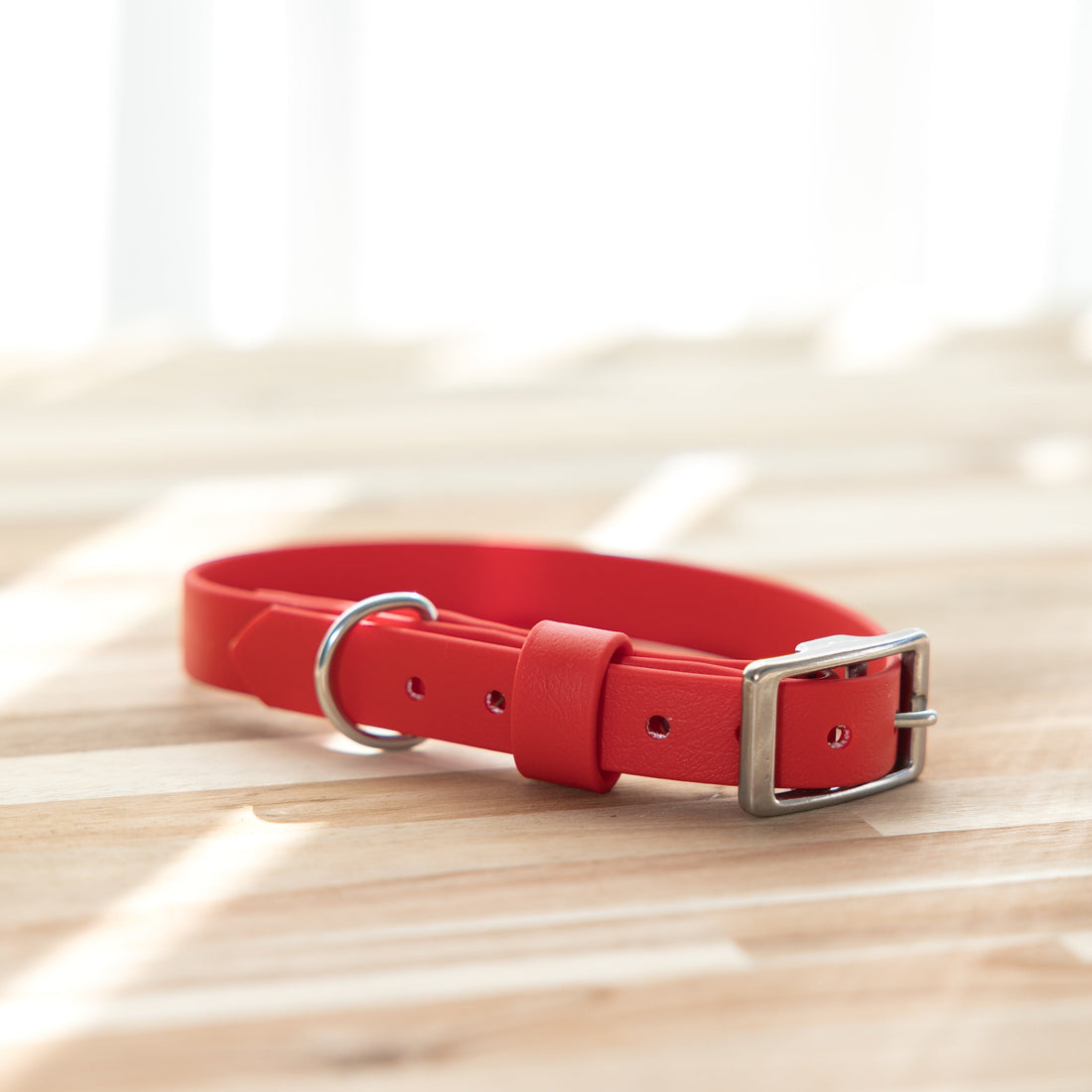 Waterproof Dog Collar - BioThane® Red