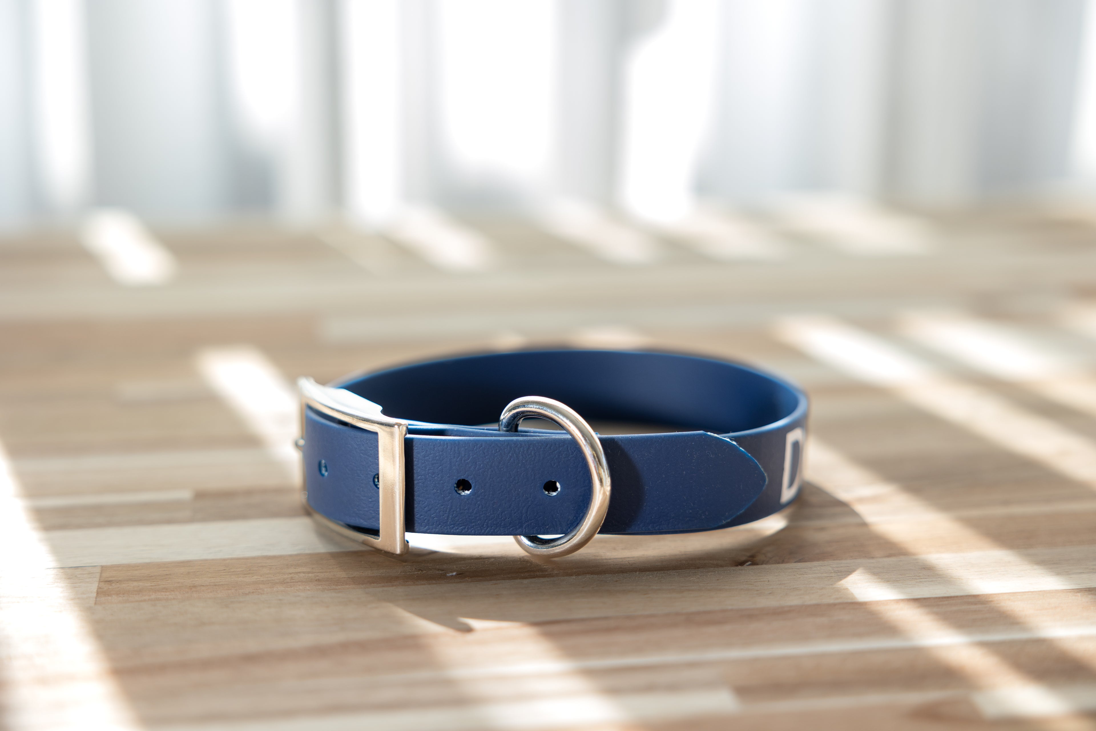 Biothane Collar - Navy, DEAF
