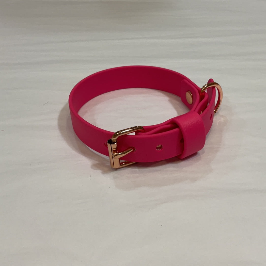 Passion Pink Biothane Collar