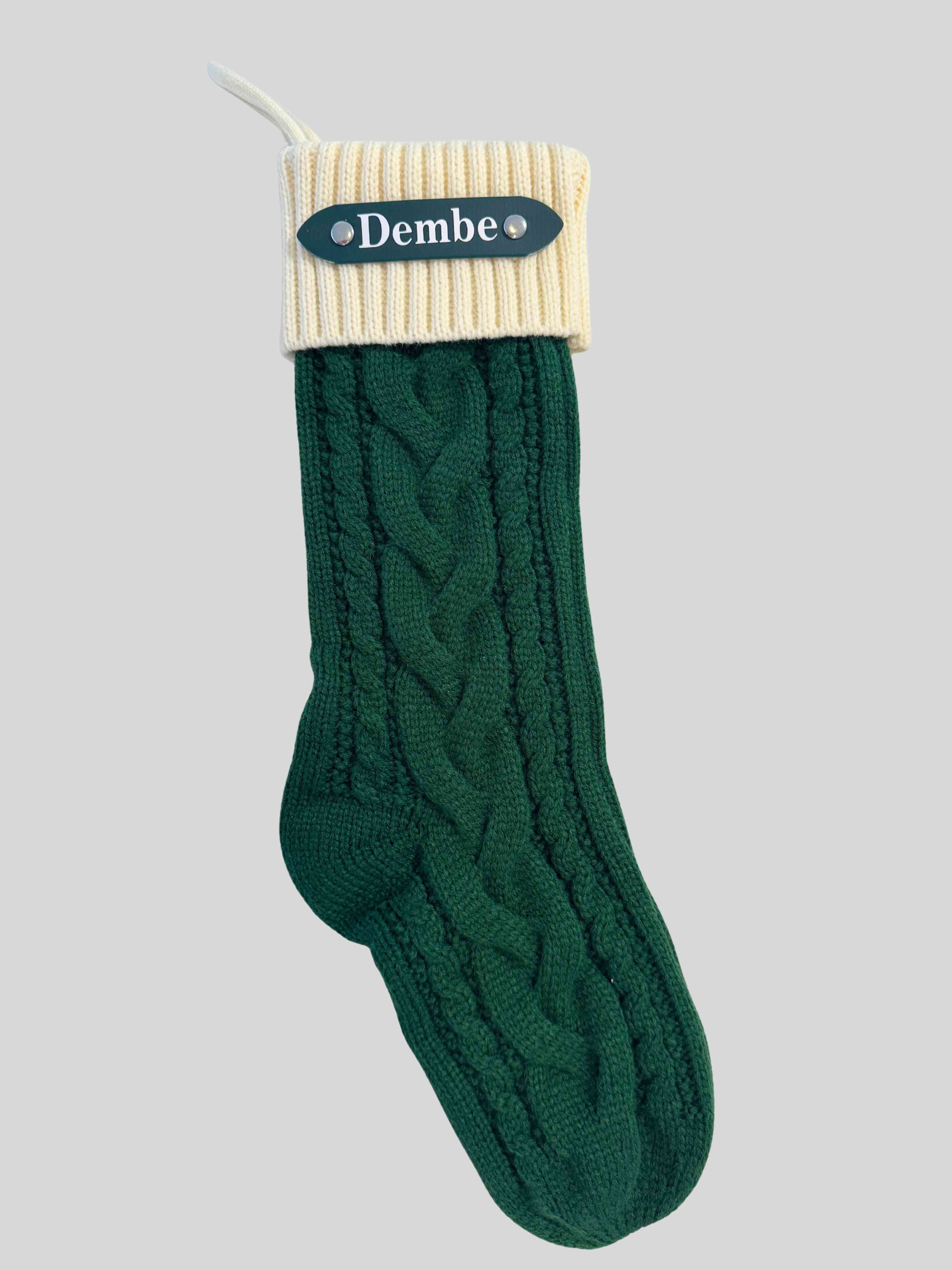 Personalised Knitted Christmas Stocking