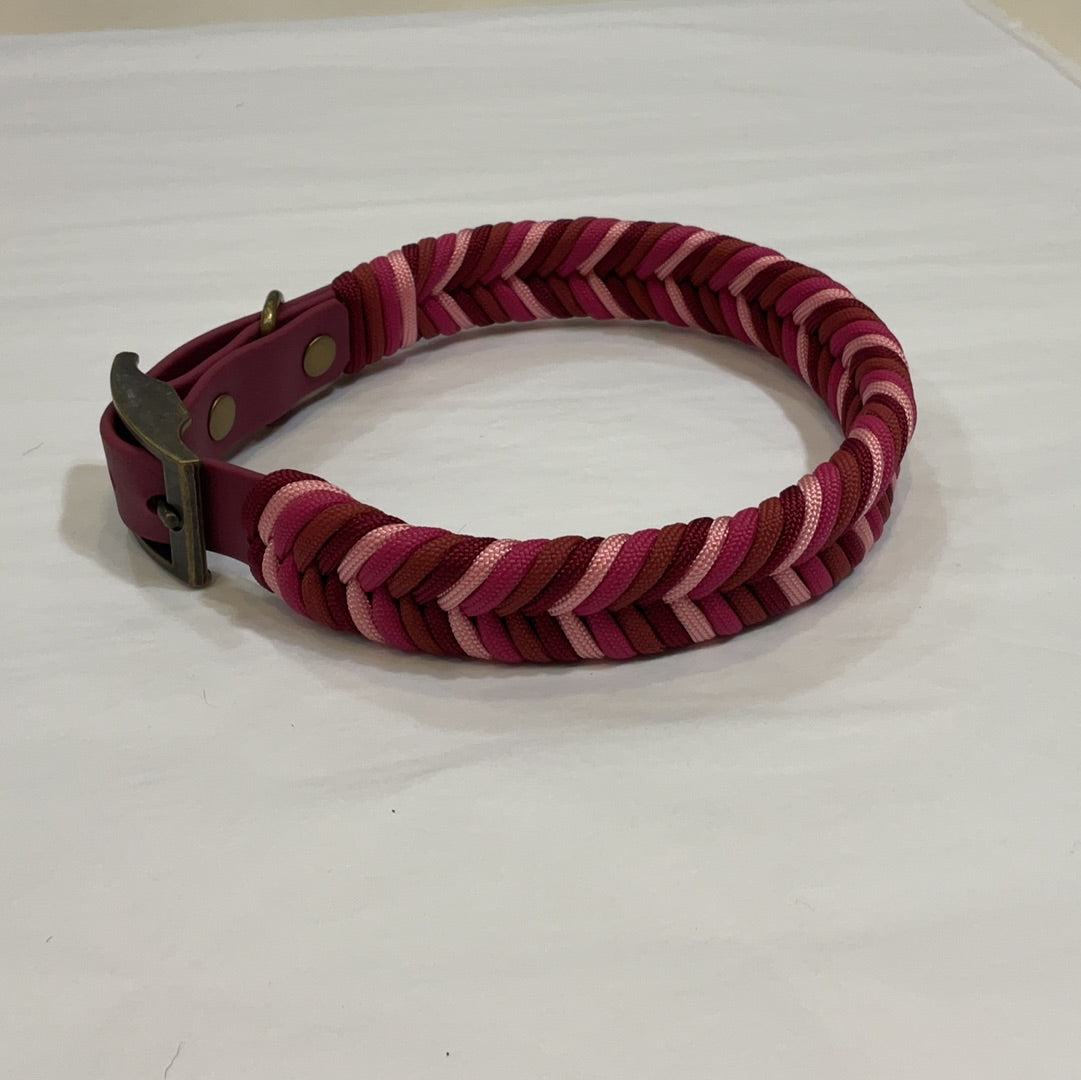 Burgundy Wildwoods collar