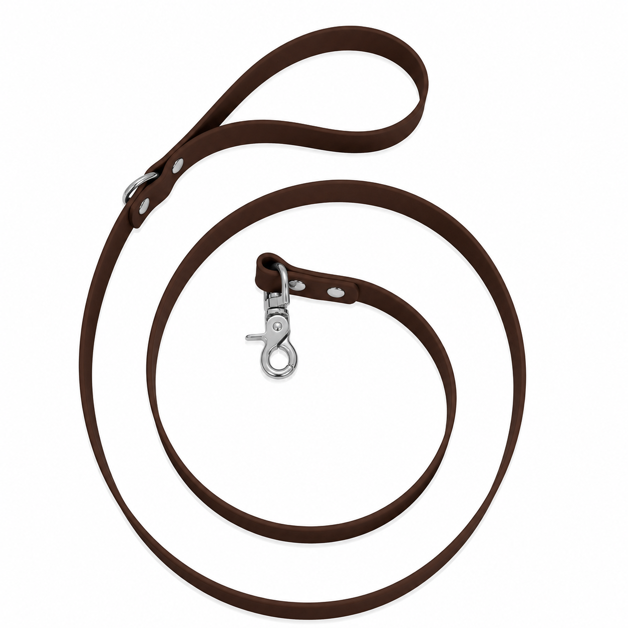 Waterproof BioThane® Dog Leash Dark Brown