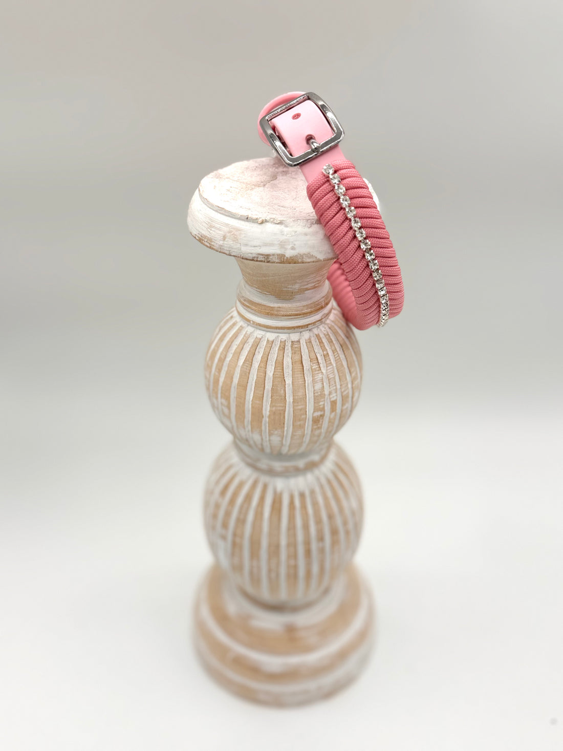 Bridgerton Inspired Dog Collar-Pink DiamantƩs