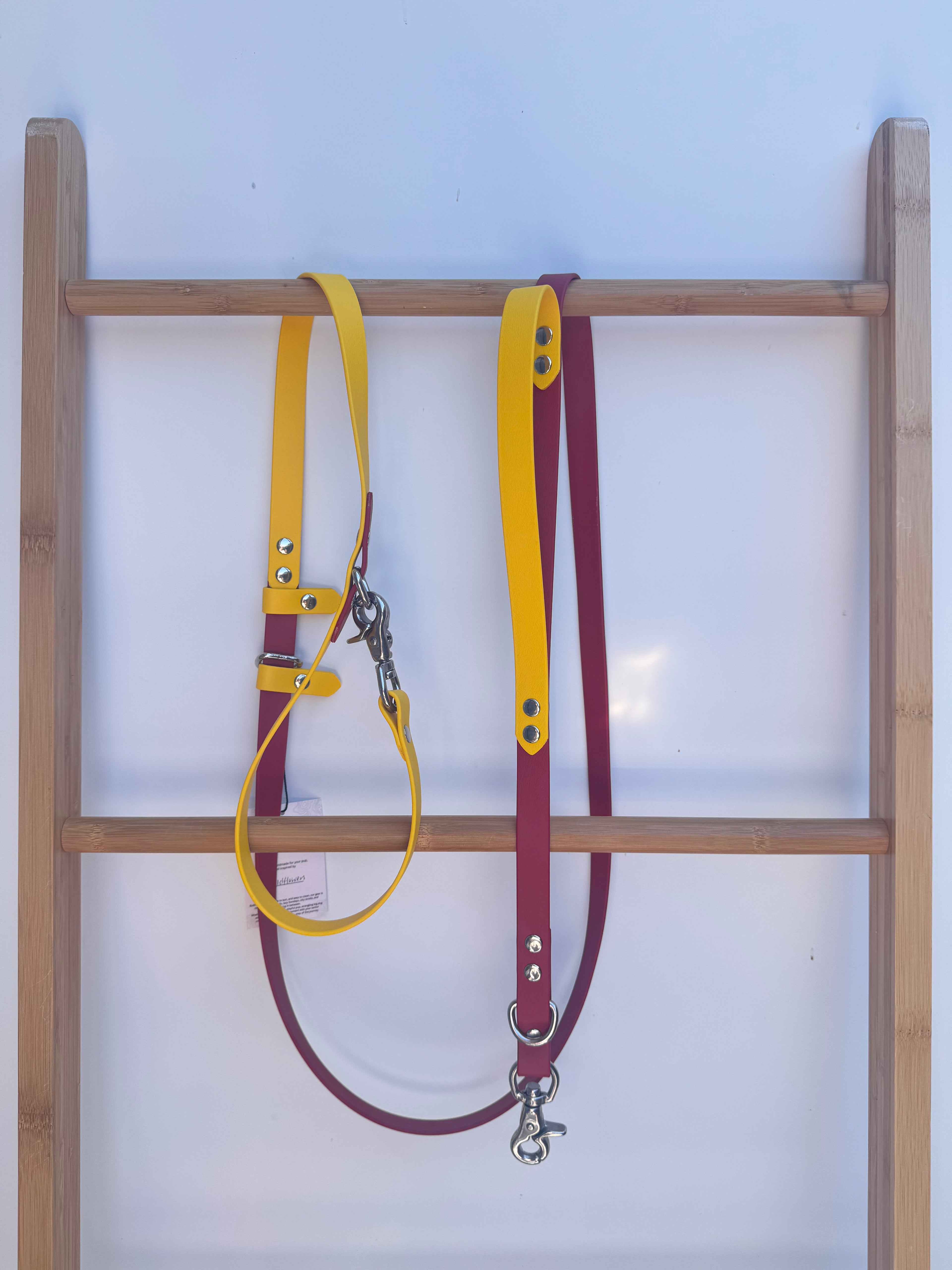 Yellow/Red Multifunctional lead w/traffic handle