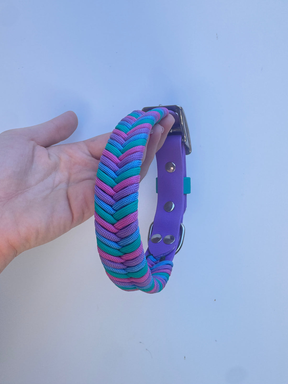 M (33-40cm neck) Amethyst Wildwoods Collar (2.5cm wide)