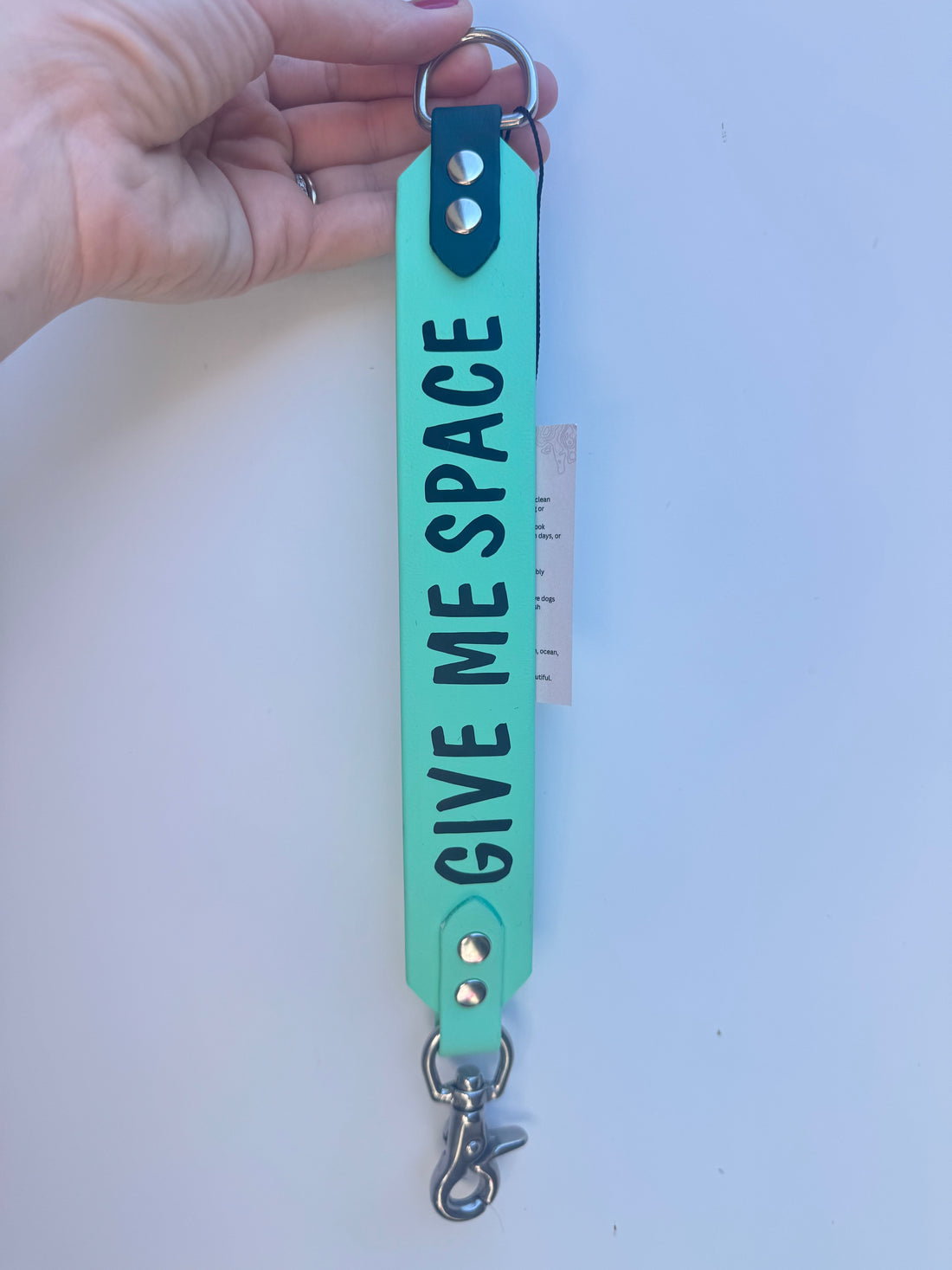 Seafoam Lead Extender (3.8cm wide, 30cm long, print one side only)