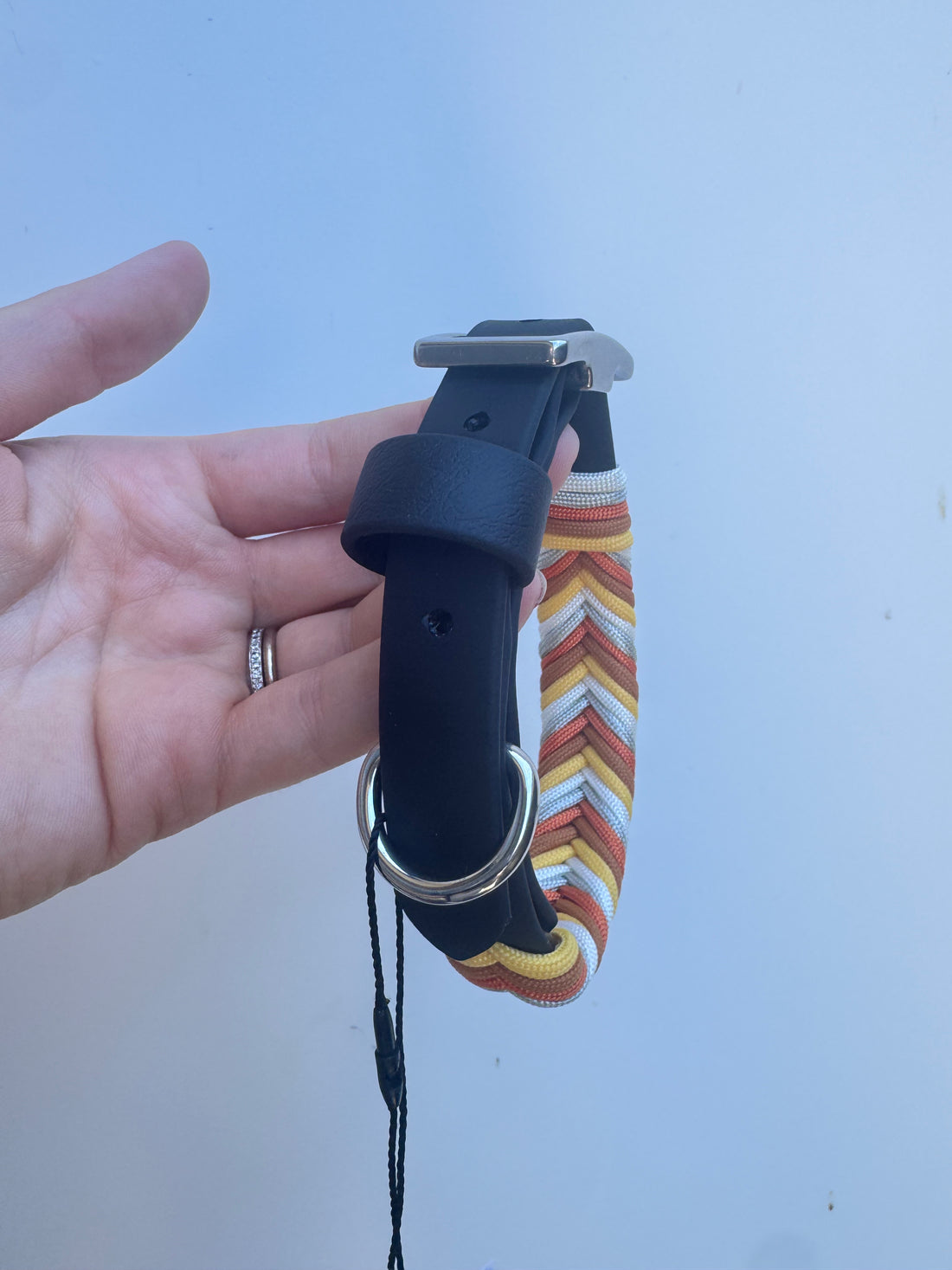 S (28-36cm) Candy Corn Collar