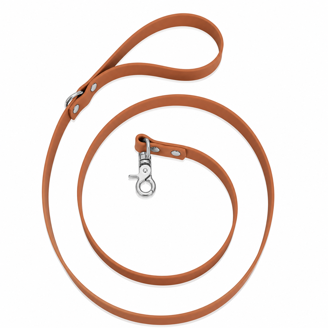 Waterproof BioThane® Dog Leash Light Brown
