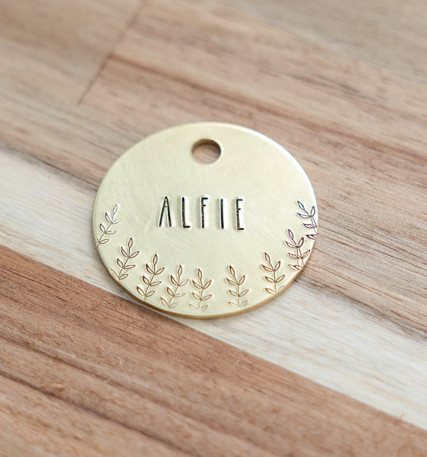 Native Dog Metal Tag