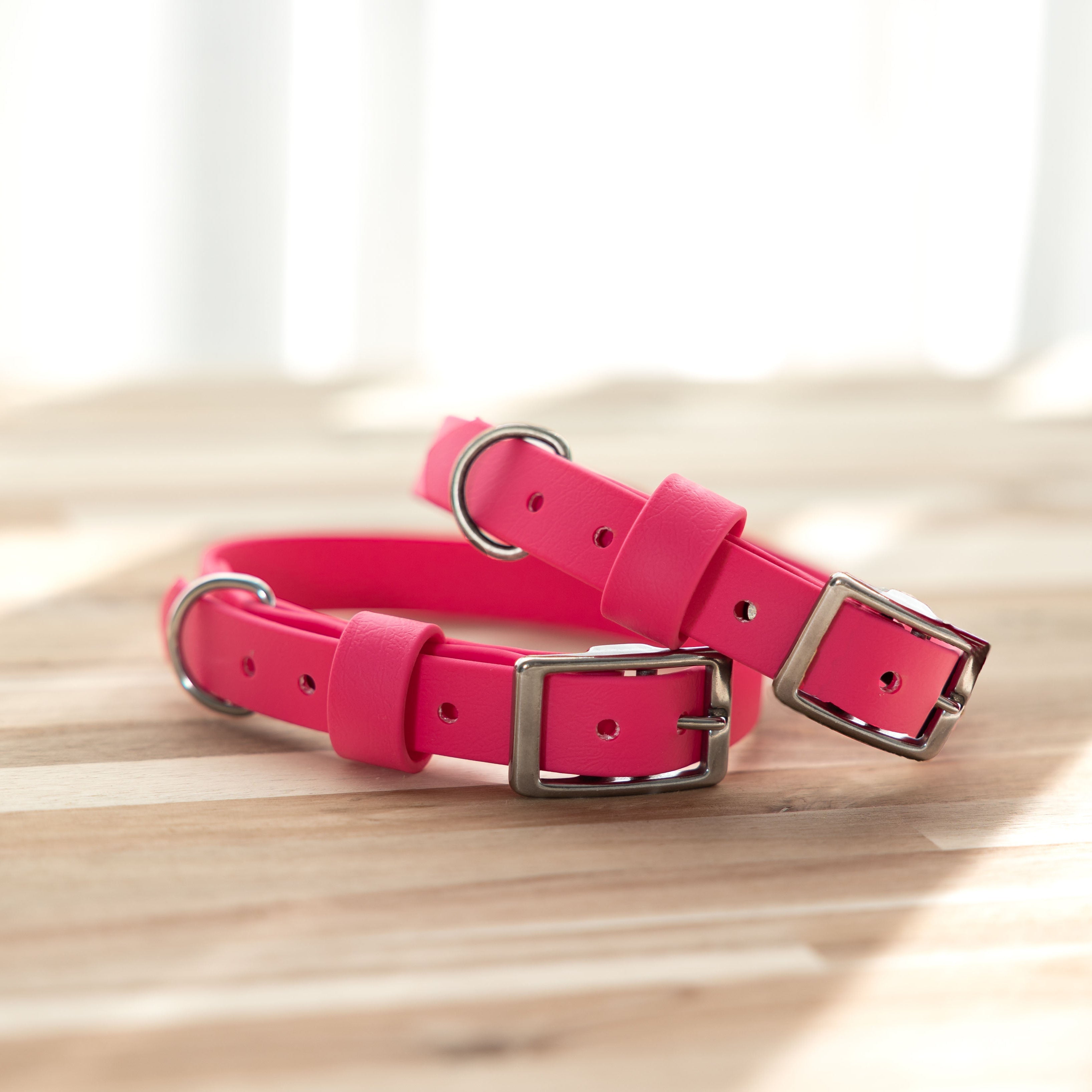 Waterproof Dog Collar - BioThane® Pink