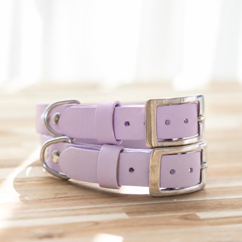 Waterproof Dog Collar - BioThane® Pastel Purple