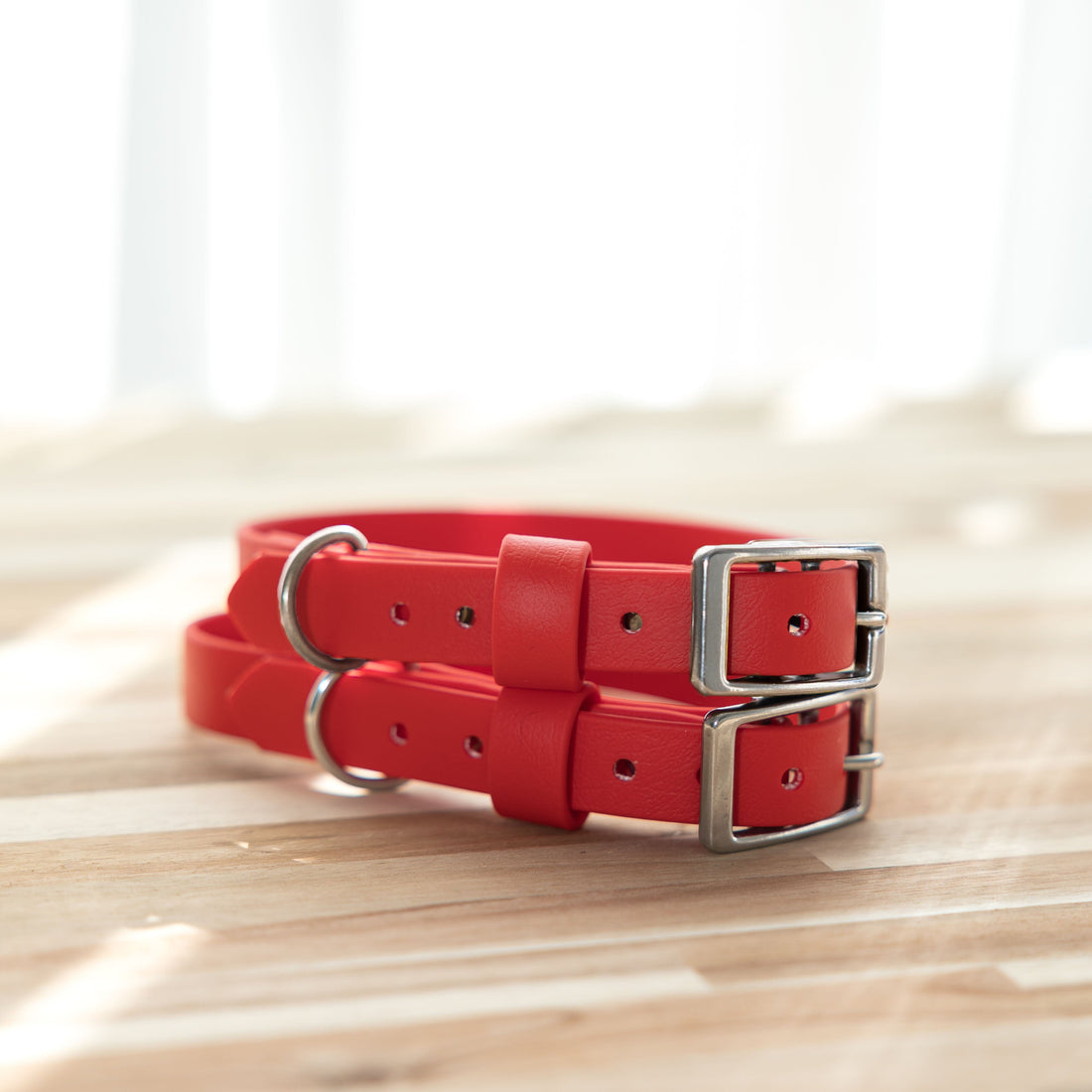 Waterproof Dog Collar - BioThane® Red