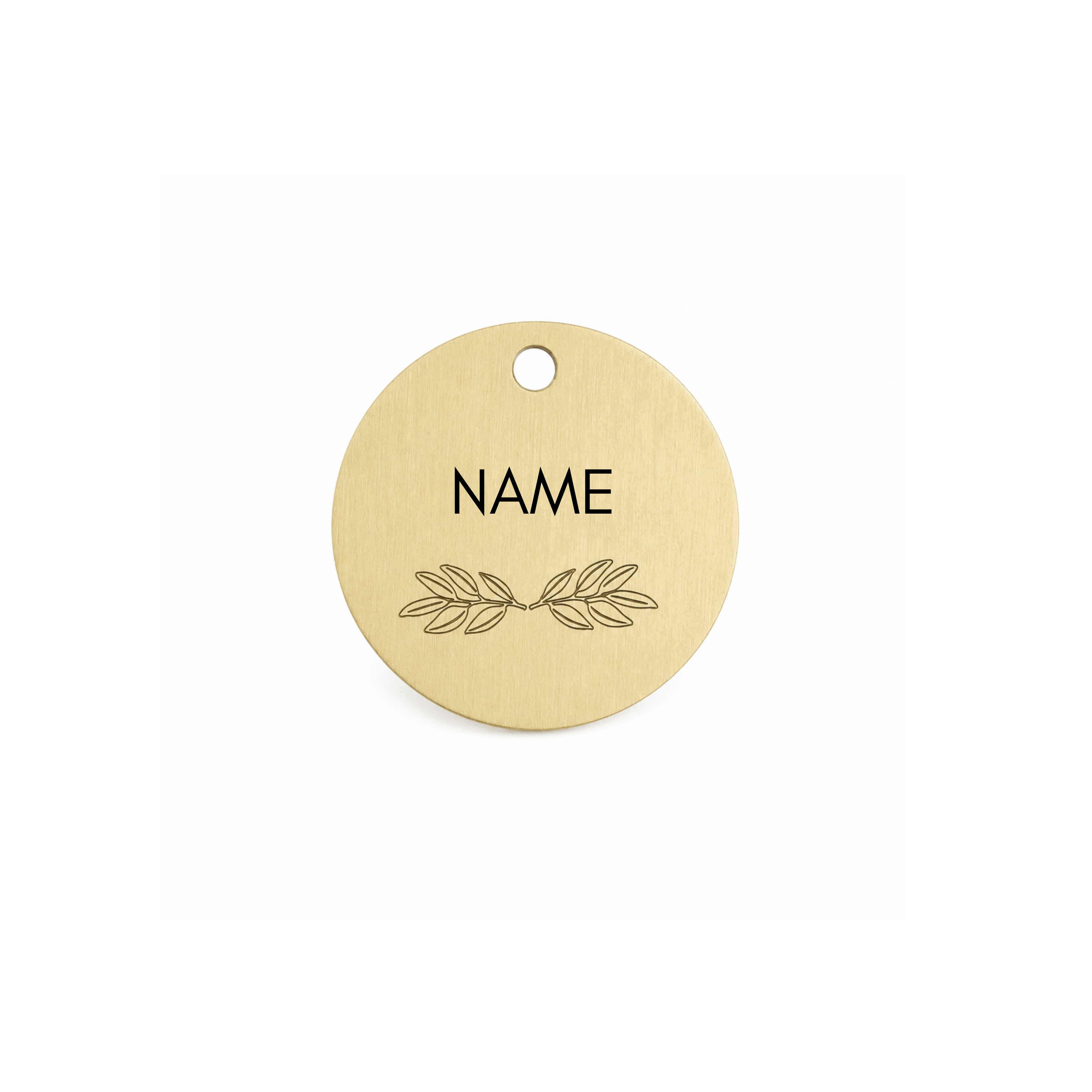 Native Dog Metal Tag - Sage
