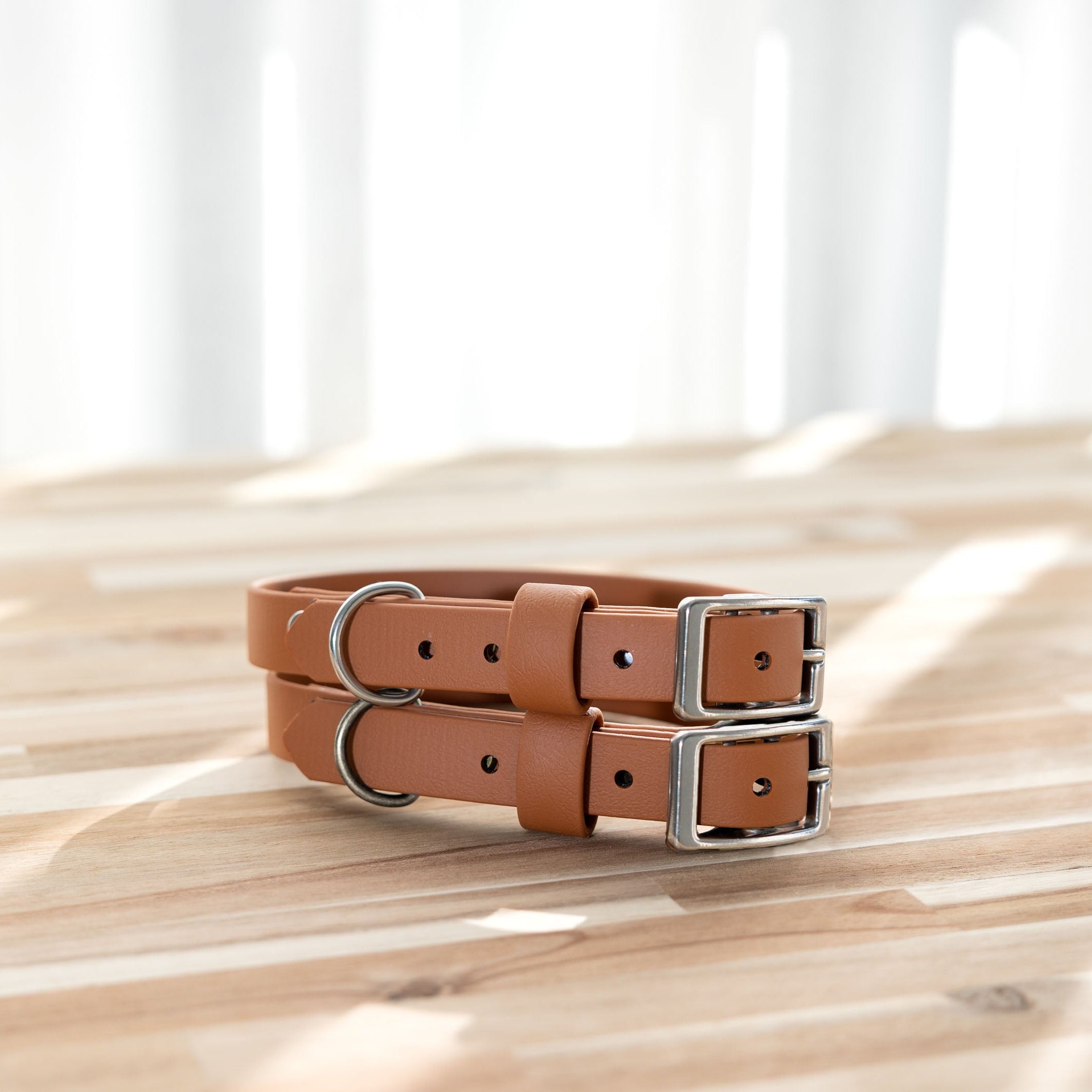 Waterproof Dog Collar - BioThane® Light Brown