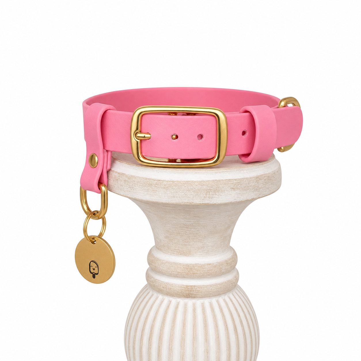 Pastel Pink Waterproof collar
