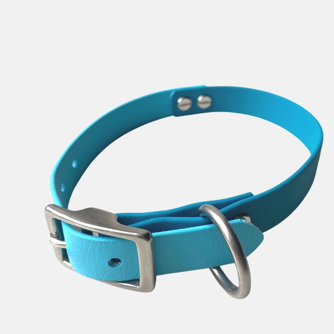 Waterproof BioThane Two Tone Dog Collar