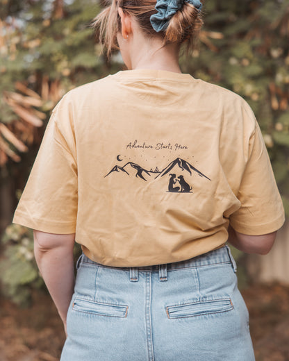 Native T-shirt - Relaxed Fit - Mustard