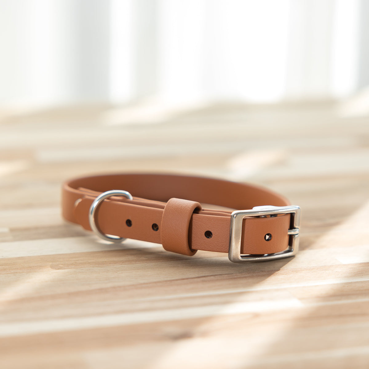 Waterproof Dog Collar - BioThane® Light Brown