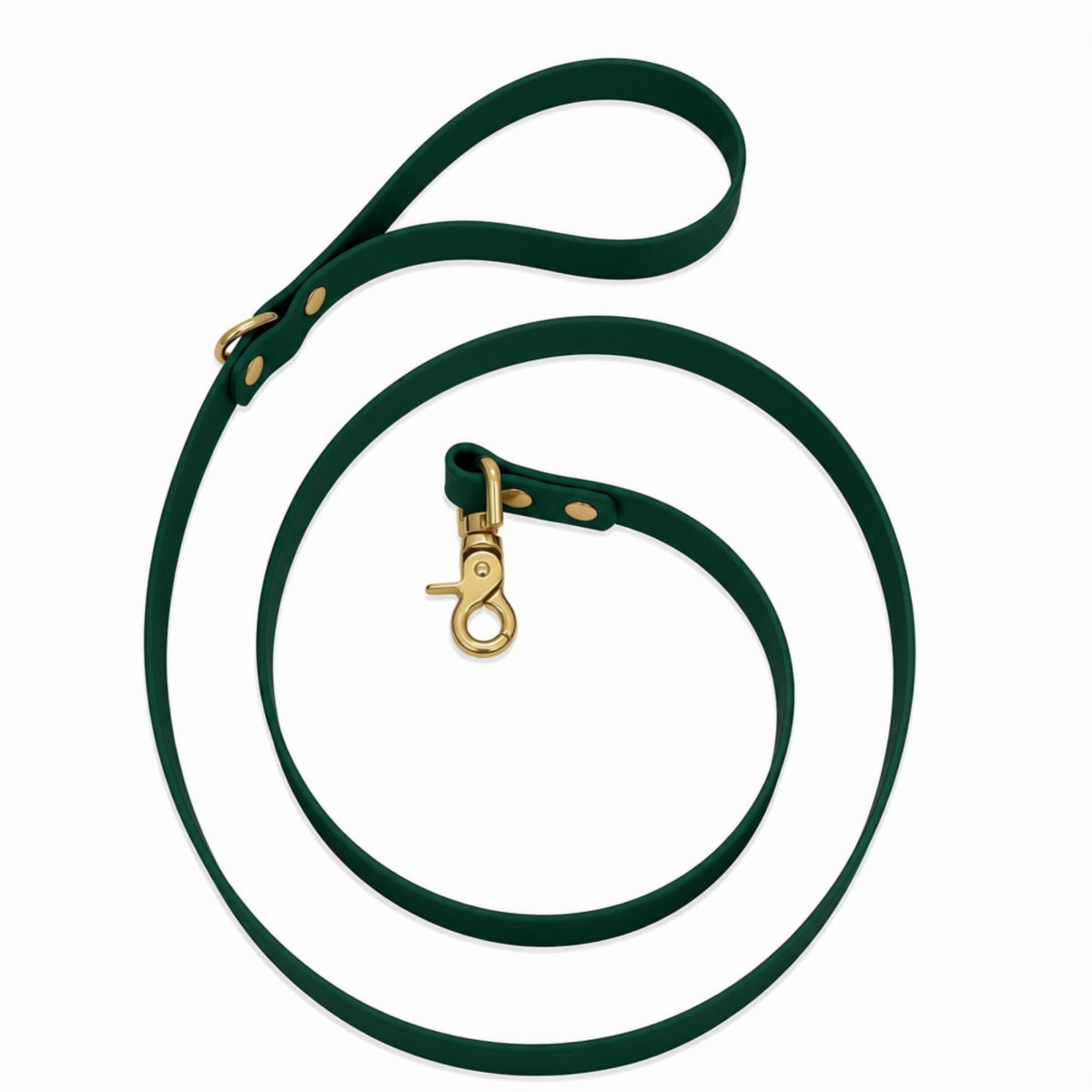 Waterproof BioThane® Dog Leash Emerald