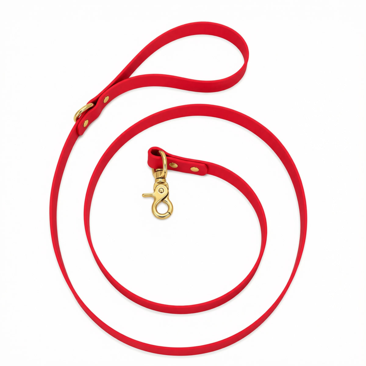 Waterproof BioThane® Dog Leash Red