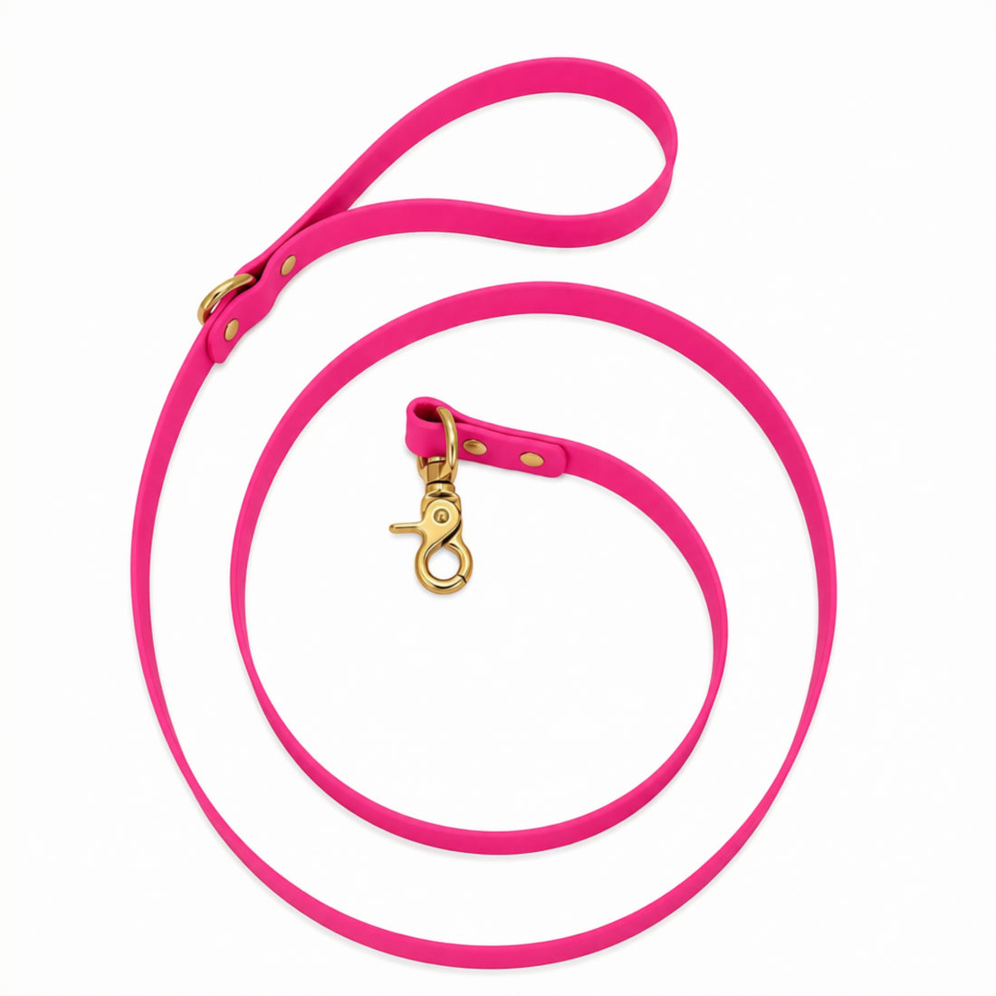 Waterproof BioThane® Dog Leash Pink