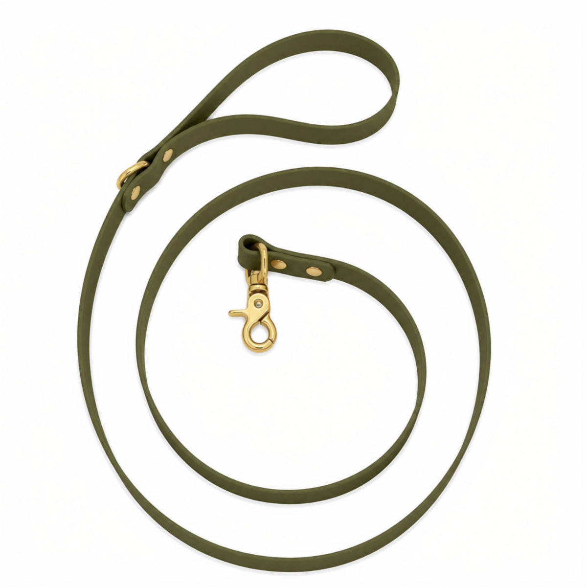 Waterproof BioThane® Dog Leash Moss