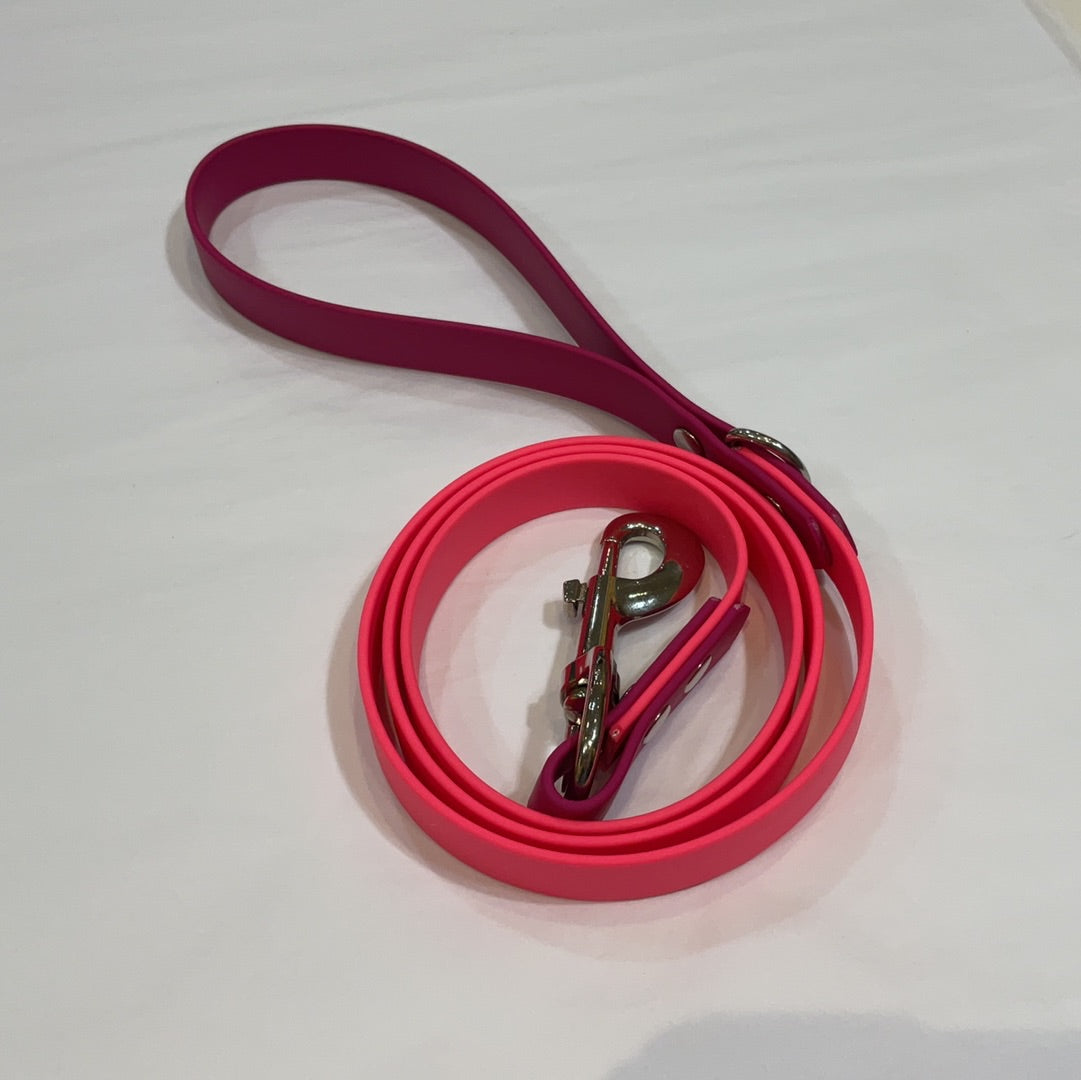 Two tone lead neon pink/magenta 1.2m