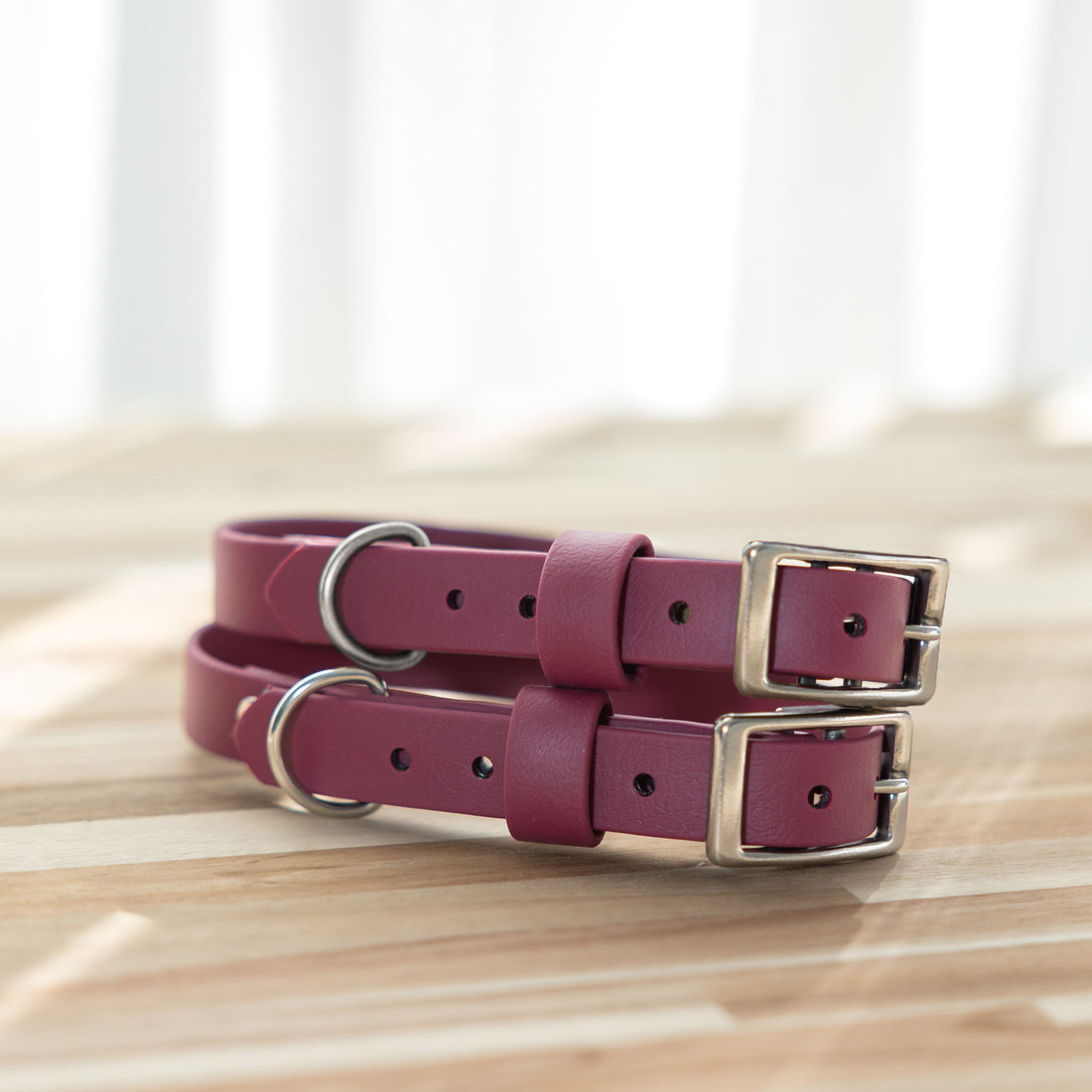 Waterproof Dog Collar - BioThane® Burgundy