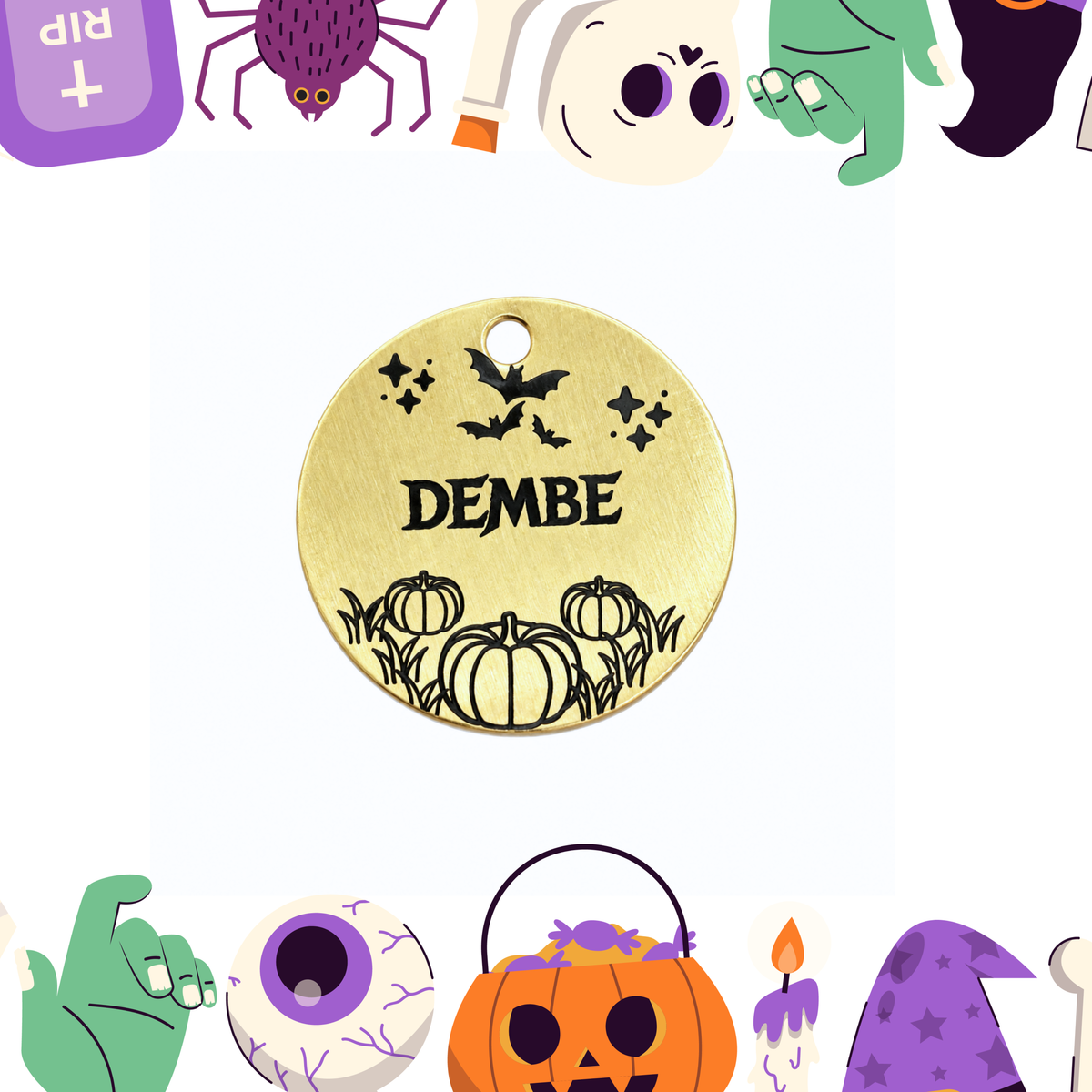 Hocus Brass Tag