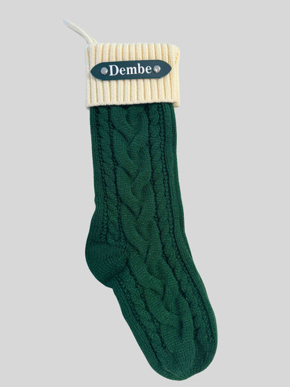 Personalised Knitted Christmas Stocking