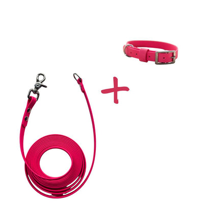 Lightweight drag line and collar set