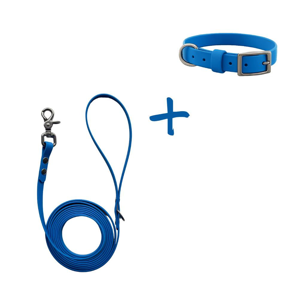 Lightweight drag line and collar set