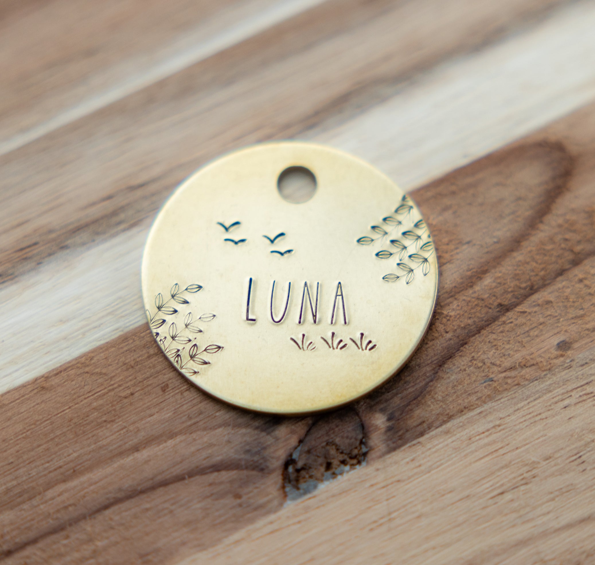 Native Dog Tag - Meadow ~ NEW DESIGN