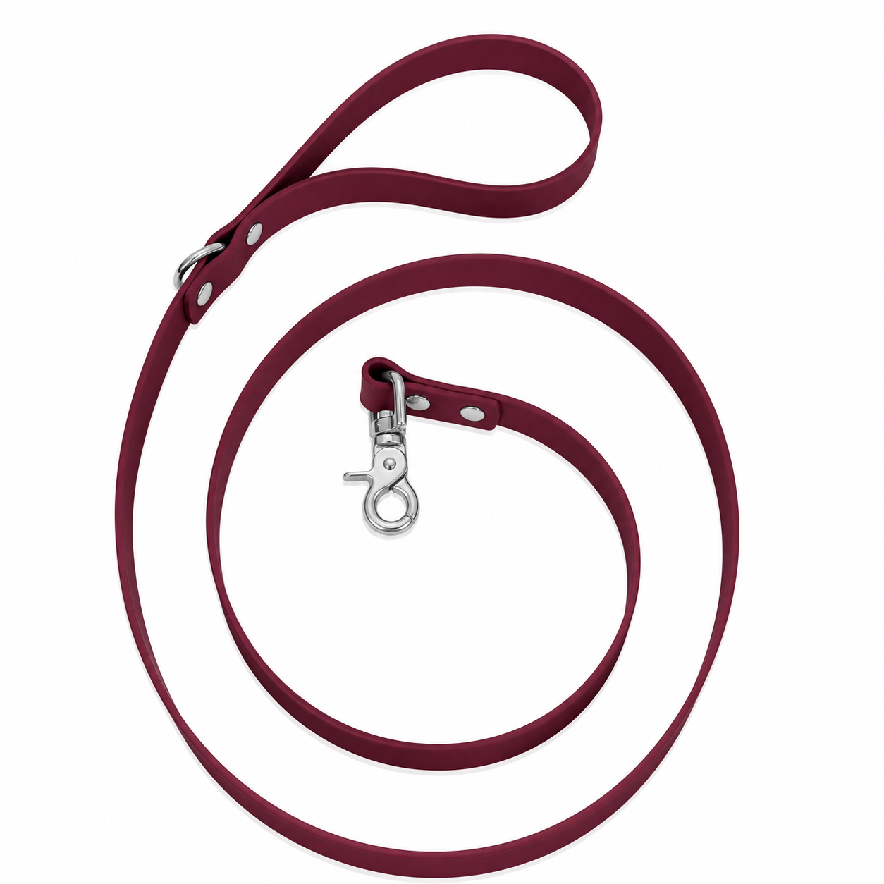 Waterproof BioThane® Dog Leash Burgundy