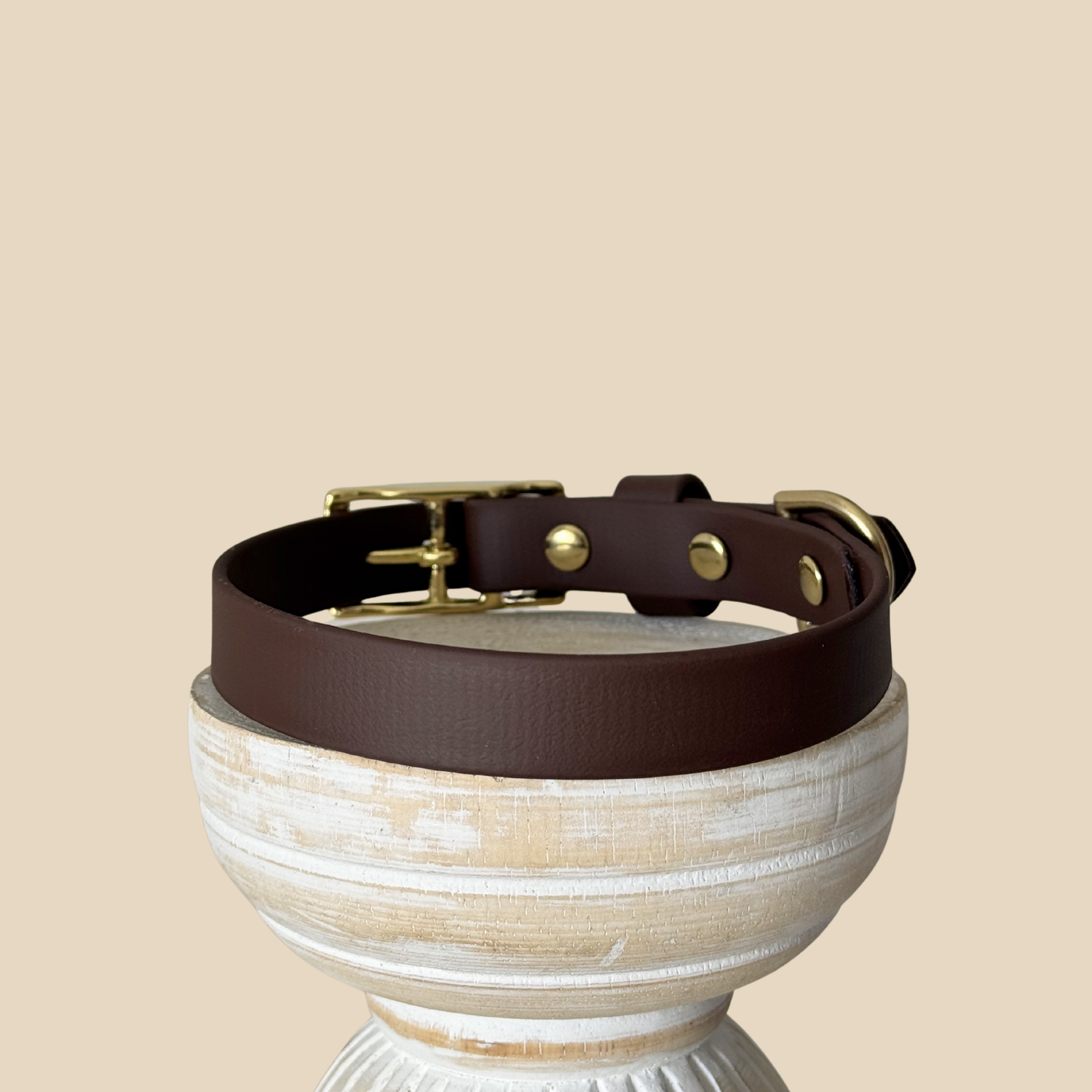 Waterproof Dog Collar - BioThane® Dark Brown