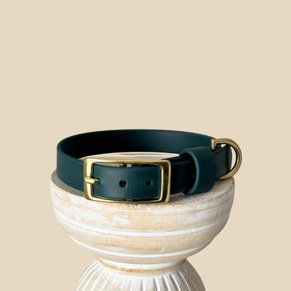 Waterproof Dog Collar - BioThane® Emerald