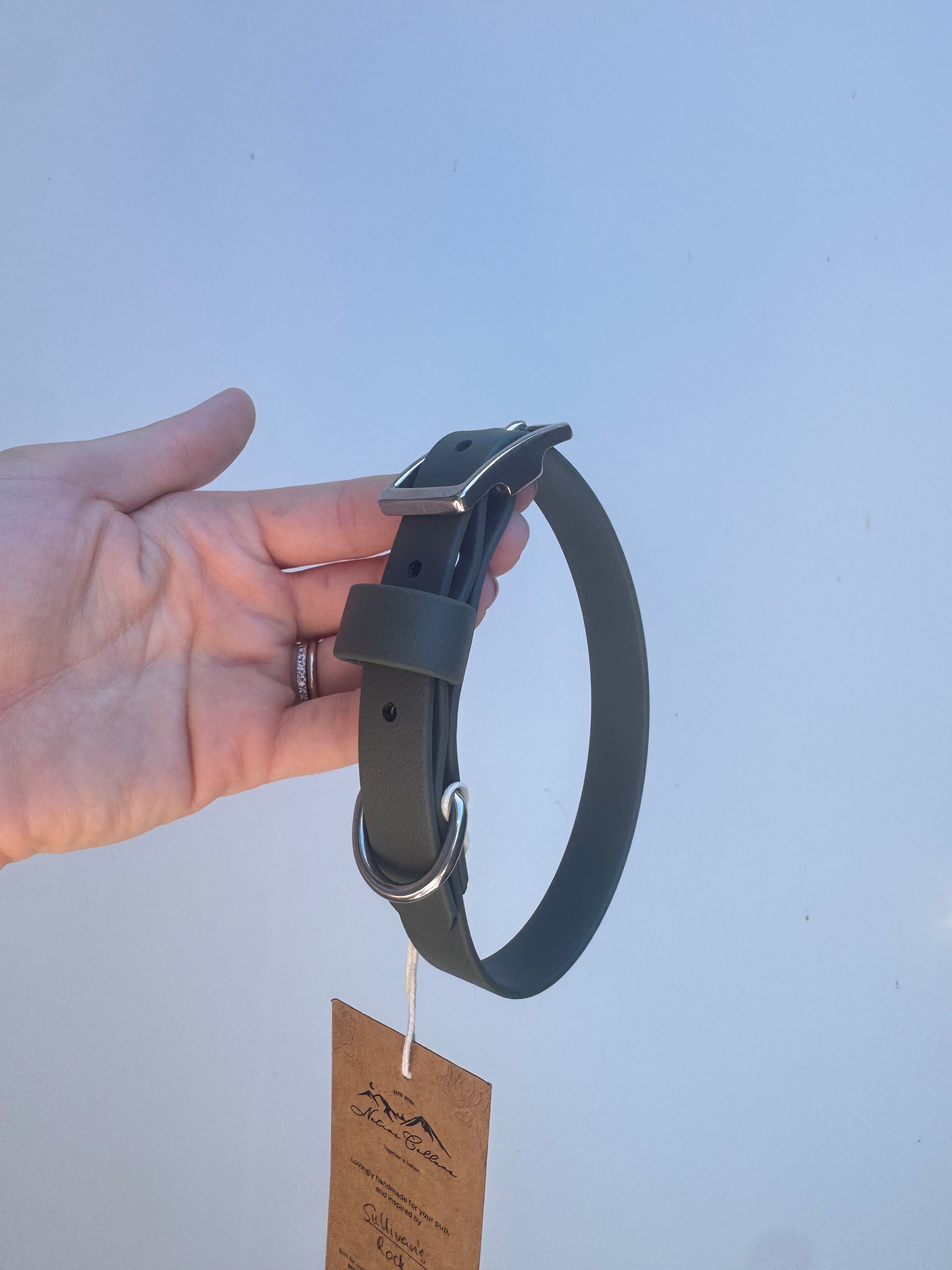 M (35-42cm neck) Moss Collar