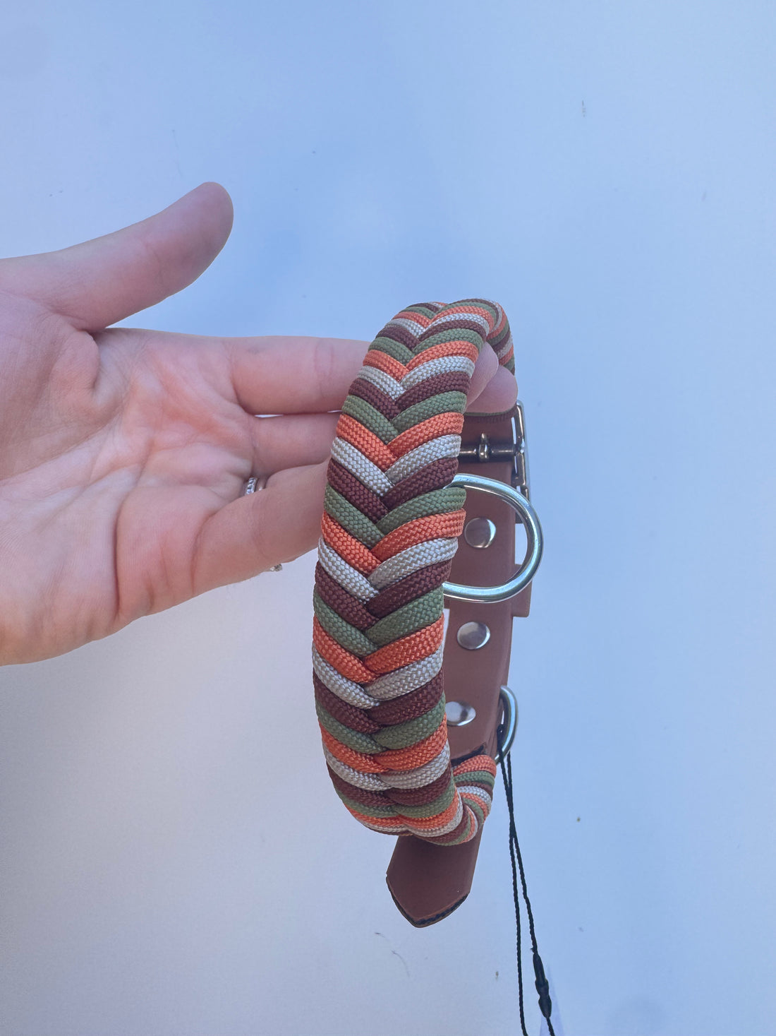 M (35-42m neck) Light Brown Wildwoods Collar (1.9cm wide)