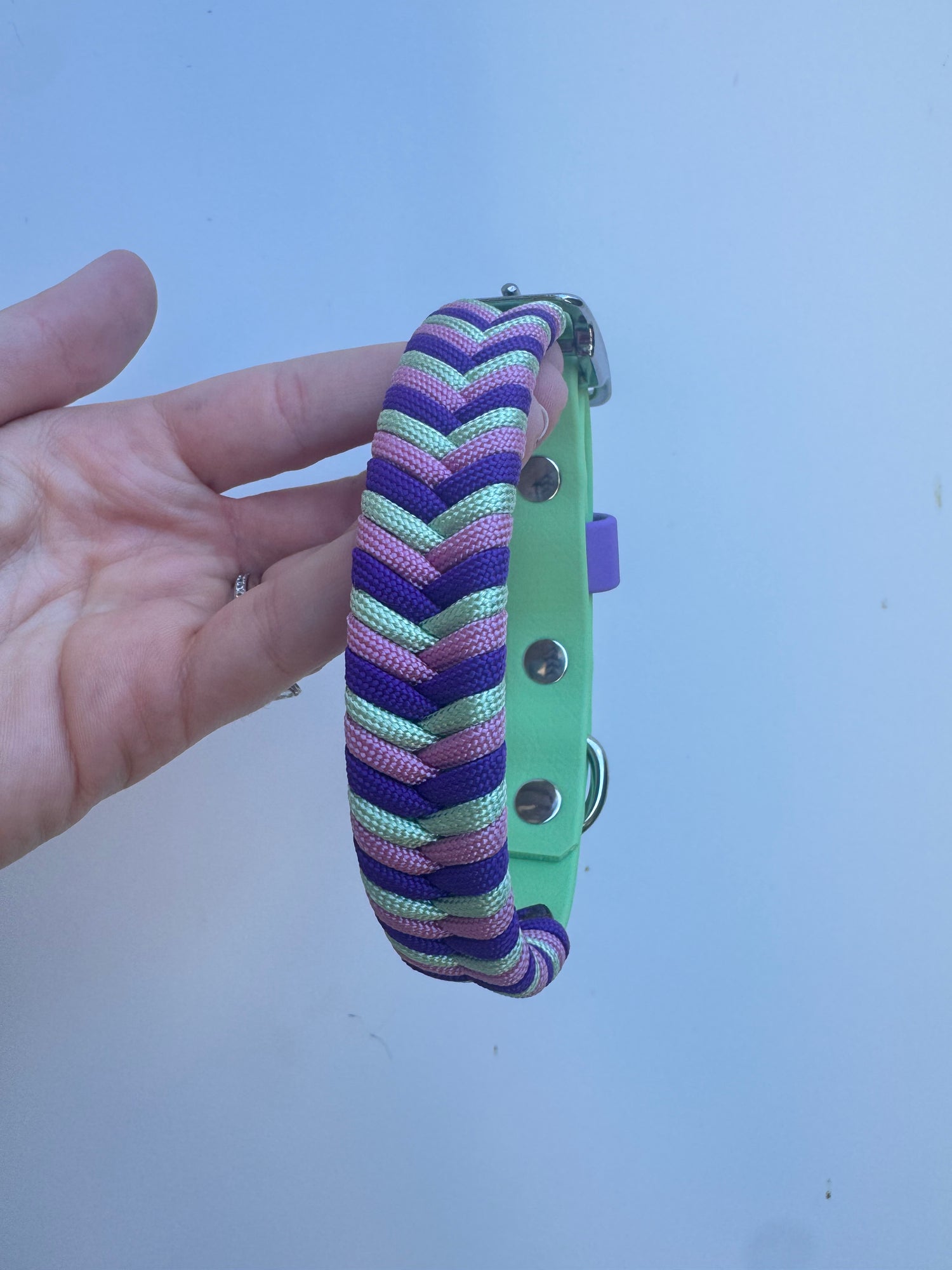 S (30-37cm) Green/Purple (Nickel silver hardware, not waterproof)