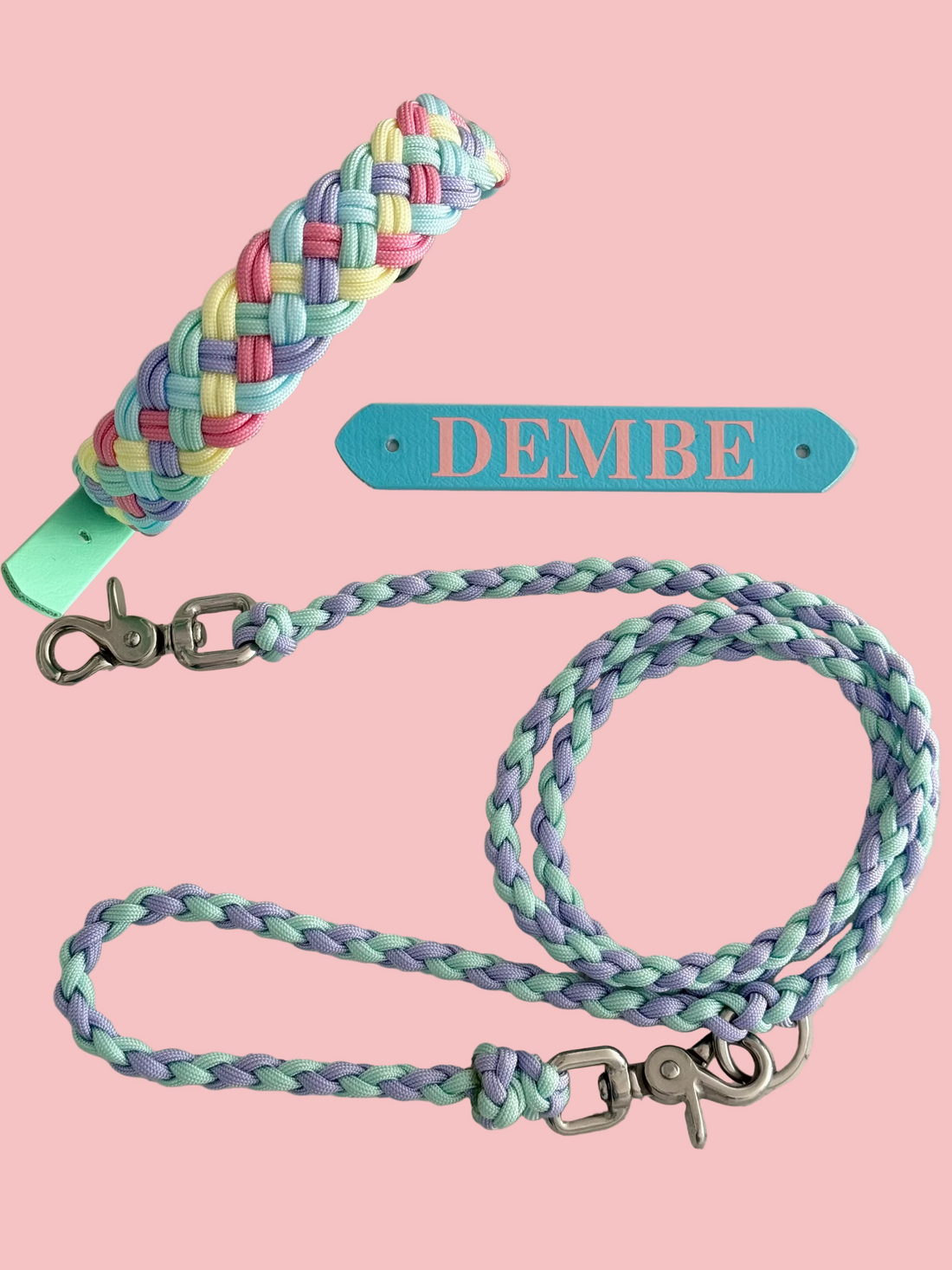 Bundle - Collar, lightweight lead + name badge