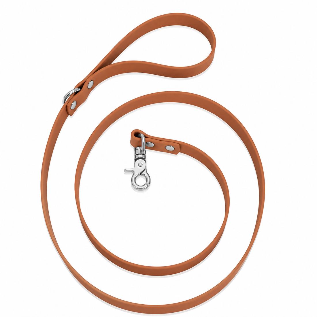 Waterproof BioThane® Dog Leash Light Brown