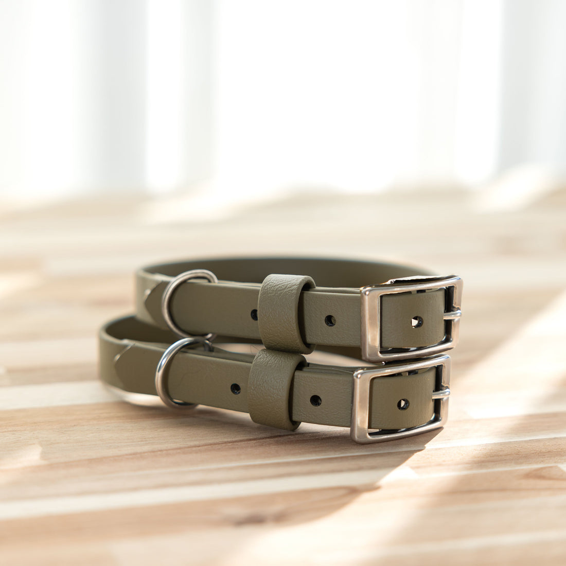 Waterproof Dog Collar - BioThane® Moss