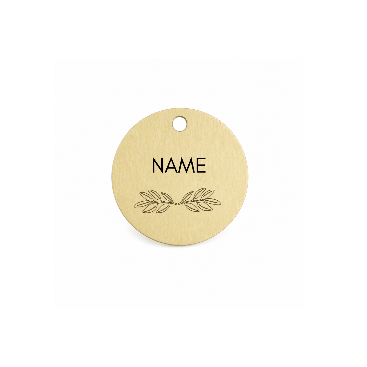 Native Dog Metal Tag - Sage