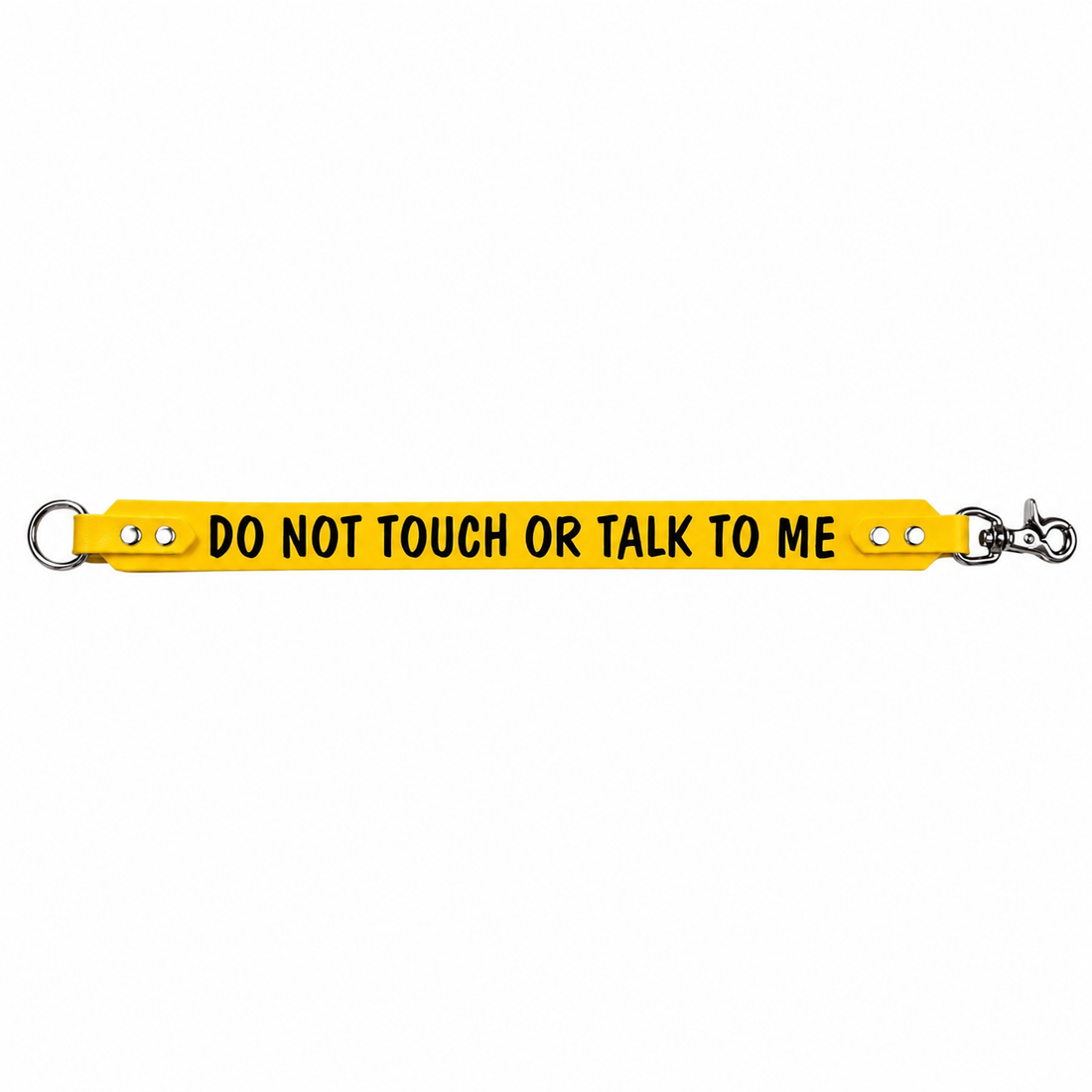 "Do not touch or talk to me" Leash extender