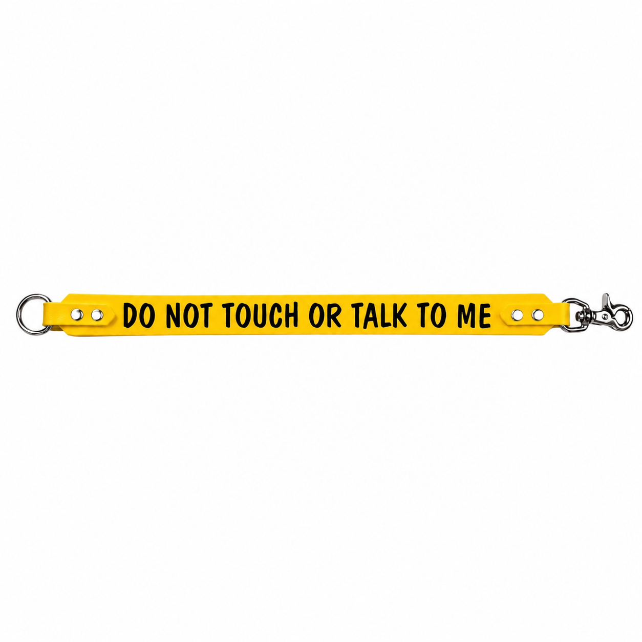 "Do not touch or talk to me" Leash extender