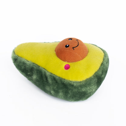 Zippy Paws NomNomz Squeaker Dog Toy - Jumbo Avocado