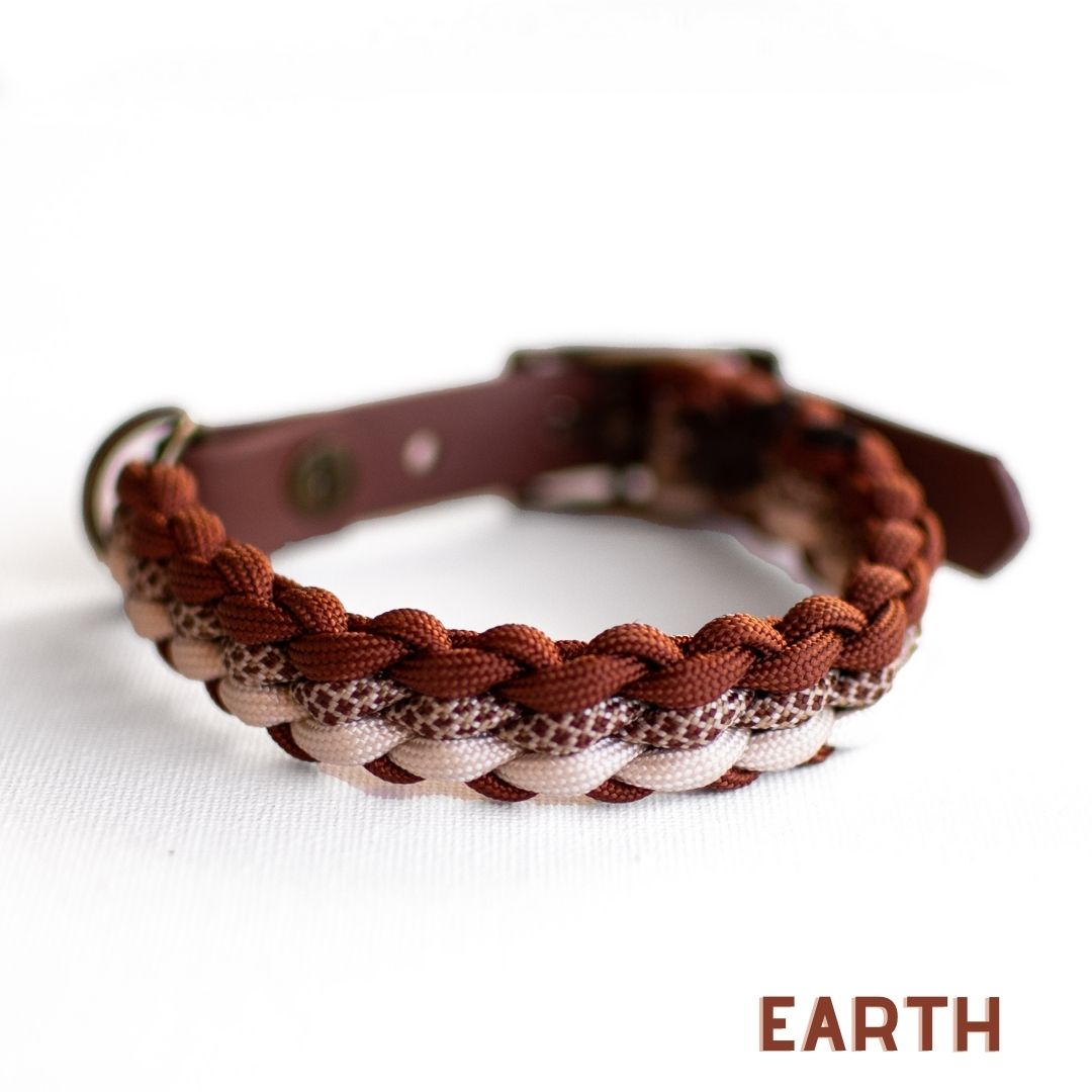 Tiny Dog Paracord Collar - The four Elements Collection